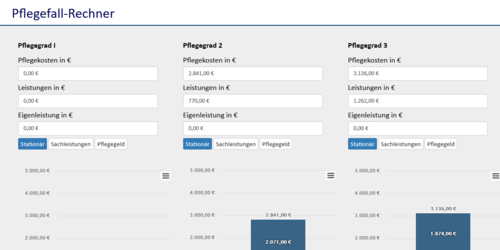 Pflegefall-Rechner